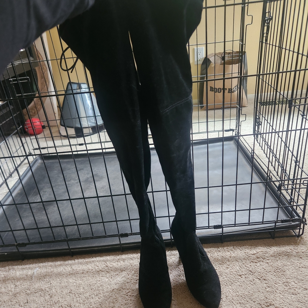 Black Over-the-Knee Boots